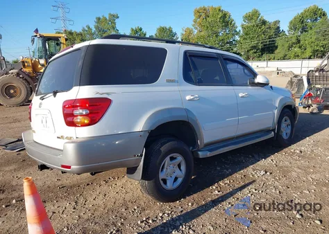2002 Toyota Sequoia Sr5 V8 z USA, uszkodzony, nr VIN 5TDBT44A42S067856